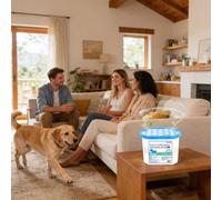 Pure Cube - 350ml Long-Lasting Freshener, Automatic Dust-Sucking Air Fresheners, Action Odor Control, Captures Floating Particles Fast, Home Cleaning Tool, White 350ml Box For Bedroom Living Room