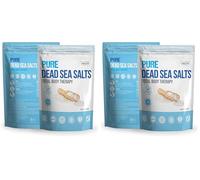 Pure Dead Sea Salt - Premium Bath Salts for Muscle Recovery and Relaxation, Total Body Therapy Luxury Dead Sea Salts for Baths, 1 Kg (Pack of 2)