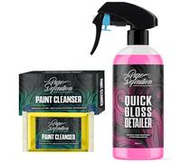 Pure Definition Car Clay Bar Detailing Kit, 100g Medium Grade Block and Detail Lube Spray - Amazing Paintwork Finish and Cleaning (500ml + 100g Clay)