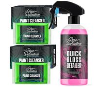 Pure Definition Car Clay Bar Kit, Fine Grade Claybar Block & Detail Lube Spray, Auto Detailing (500ml 2 x 100g)