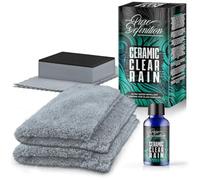 Pure Definition Ceramic Glass Coating, Water Repellent Car Windscreen Coating For Cleaner Windows, Increases Crystal Clear Visibility When Driving In The Wet, Ceramic Clear Rain (15ml + 2 Cloths)