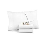 Pure Dreams 100% Egyptian Cotton 4 Pack Pillowcases- Super Soft & Stylish Pillow Cases with Envelope Closure- 1000 Thread count-White Solid (50x90 cm)