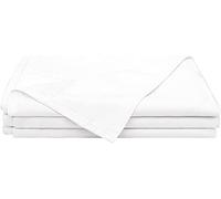 Pure Dreams Flat Sheet 100% Egyptian Cotton, 400 Thread Count, Premium Hotel Quality Ultra Soft Bedding | Luxury, Wrinkle Resistant Top Sheet-White Solid, Emperor Size