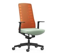 Pure Edition Active Office swivel chair Interchair Orange-mint - PU21A19 11