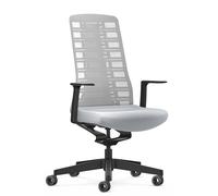 Pure Edition Active Office swivel chair Interchair White - Light grey - PU21A19 10