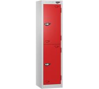 Pure Education 2 Door - Flame Red Locker