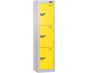 Pure Education 3 Door - Lemon Yellow Locker