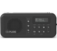 Pure Elan Move Portable DAB+ & FM Digital Radio with Bluetooth 5.3, Ultra-Compact Pocket Radio, Rechargeable Battery up to 16 Hours, Headphone Jack & LCD Display - Black