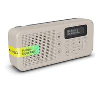 Pure Elan Move Portable DAB+ & FM Digital Radio with Bluetooth 5.3, Ultra-Compact Pocket Radio, Rechargeable Battery up to 16 Hours, Headphone Jack & LCD Display - Sand