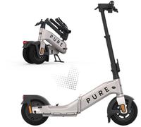 Pure Advance Flex Platinum Silver Electric Scooter