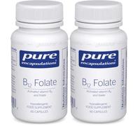 Pure Encapsulations Activated Vitamin B12 and Folate, 60 Capsules (Pack of 2)