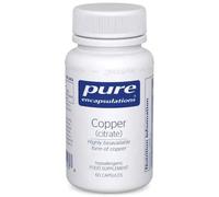 Pure Encapsulations Copper Citrate Capsules 60 Capsules