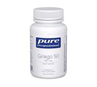 Pure Encapsulations - Ginkgo 50 160mg - Hypoallergenic Ginkgo Biloba Extract Phytonutrient Supplement - 60 Capsules