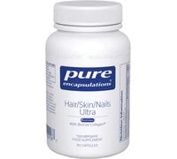 Pure Encapsulations Hair Skin Nails Ultra with Biocell Collagen, 60 Capsules