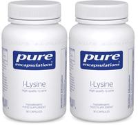 Pure Encapsulations L-Lysine 500mg, 90 Vegetarian Capsules (Pack of 2)