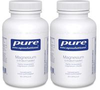 Pure Encapsulations Magnesium (Citrate/Malate) 120mg, 90 Capsules (Pack of 2)
