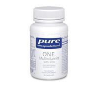 Pure Encapsulations O.N.E. Multivitamin with Iron, 30 Capsules | Once-Daily Multivitamin with Iron, Bioavailable A-K Vitamins, Folate as 5-MTHF & Phytonutrients, Hypoallergenic