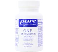 Pure Encapsulations ONE Multivitamin with Iron 30 Capsules