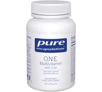 Pure Encapsulations ONE Multivitamin with Iron 60 Capsules