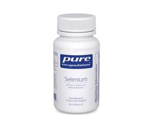 Pure Encapsulations Selenium 200ug - Selenomethionine Supplement for Immune and Thyroid Function Support - 60 Vegetarian Capsules