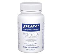 Pure Encapsulations Vitamin D3 1,000 IU - Hypoallergenic Vitamin D Supplement - Immune System, Bone and Muscle Function Support - 120 Capsules