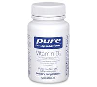 Pure Encapsulations Vitamin D3 1,000 IU - Hypoallergenic Vitamin D Supplement - Immune System, Bone and Muscle Function Support - 120 Capsules