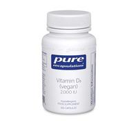 Pure Encapsulations Vitamin D3 2,000 IU (Vegan) - Hypoallergenic Vitamin D Supplement - Immune System, Bone and Muscle Function Support - 120 Vegan Capsules