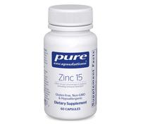 Pure Encapsulations Zinc 15 mg - Zinc Picolinate Supplement for Immune System Support, Growth & Development - for Wound Healing - 60 Capsules