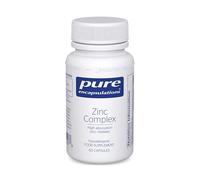 Pure Encapsulations Zinc Complex - Combination for the Immune System, Skin, Hair and Nails - 60 Vegan Capsules