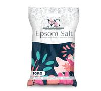 Pure Epsom Salts 10kg, Total Body Therapy, 100% Pure Premium Quality Magnesium Sulphate Traditional Bath Soak, Fine 1.4mm Easily Dissolvable Grain Size, Vegan Friendly