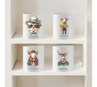 Pure Essence Greetings Four Seasons Mugs | Set of 4