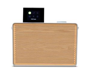 Pure Evoke Play portable Music System for indoor and outdoor (DAB+/FM radio, internet radio, Spotify Connect, Bluetooth) Special Edition White/Wood