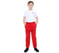 Pure Fashion UK® Kids Boys Girls Sports PE Fleece Jogging Bottoms Pants, Children Casual Soft Warm Joggers Tracksuit Trousers (Red, 7-8 Years)
