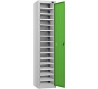 Pure Fifteen Bay Forest Green Laptop Locker (with dual USB-A charging)