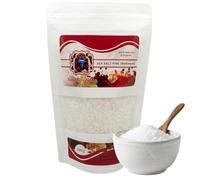 Pure Fine Sea Salt | 100% Natural Unrefined | No Additives No Anti-Caking Agents | Mineral Rich Resalable Pouch | Cooking, Baking, Seasoning & Bath Soak | Vegan | Gluten Free (500 Grams)