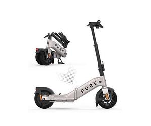 Pure Flex Platinum Silver Electric Scooter One Colour