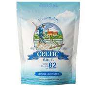 Pure Flourish Celtic Sea Salt - 300g | 100% Organic Unrefined Celtic Salt | Rich in Essential Minerals | Hand Harvested Light Grey Celtic Salt Crystals from France
