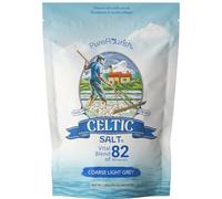 Pure Flourish Celtic Sea Salt - 600g | 100% Organic Unrefined Celtic Salt | Rich in Essential Minerals | Hand Harvested Light Grey Celtic Salt Crystals from France