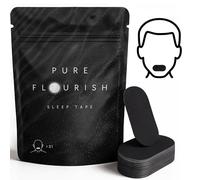 Pure Flourish Sleep Tape | 31 x Hypoallergenic Mouth Strips | Anti Snoring Device, Supports Nasal Breathing | Clinically Tested Dug Free Anti-Snoring Aids for All Genders