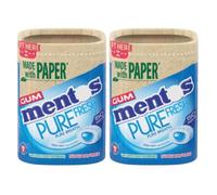 Pure Fresh Mint Gum 50pc x 2- Sugar-Free Chewing Gum for Long-Lasting Freshness - With Xylitol for Fresh Breath with Welari Thank You Card | (2 Pack)