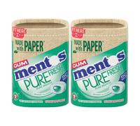 Pure Fresh Spearmint Gum 50pc x 2- Sugar-Free Chewing Gum for Long-Lasting Freshness - With Xylitol for Fresh Breath with Welari Thank You Card | (2 Pack)