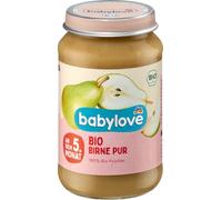 Pure fruity pear from the fifth month, 190 g - DM Germany - Compatible with babylove - Früchte Birne pur ab dem 5. Monat, 190 g