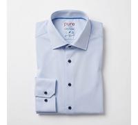 Pure Functional Men's Business Shirt Slim Fit Blue 4067 21120 100