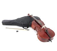 PURE GEWA Set HW Hardwood - Set Ready to Play Incl. Bow, Rosin, Fine Tuner Tailpiece, Endpin