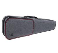PURE GEWA Violin Case in grey with backpack straps and carry handle 1/2