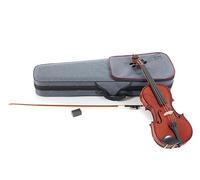 PURE GEWA Violin Set EW Ebony - Violin 1/16, Set Ready to Play In ase, Bow, Rosin, Chin Rest, Fine Tuner Tailpiece