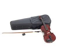 PURE GEWA Violin Set HW Hardwood - Violin 1/2, Set Ready to Play In ase, Bow, Rosin, Chin Rest, Fine-Tuning Tailpiece