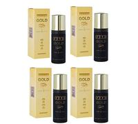PURE GOLD FOR MEN 4 PACK BY MILTON LLOYD 50ML EAU DE TOILETTE/AFTERSHAVE