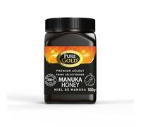 Pure Gold - Manuka Honey - 300+ MGO Certified Premium - 500g - New Zealand, Ethically Sourced, Raw & Unpasteurised - Naturally Made by Bees & Home Traceable - 1 Pack