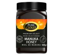 Pure Gold - Manuka Honey - 525+ MGO Certified Premium - 500g - New Zealand, Ethically Sourced, Raw & Unpasteurised - Naturally Made by Bees & Home Tr